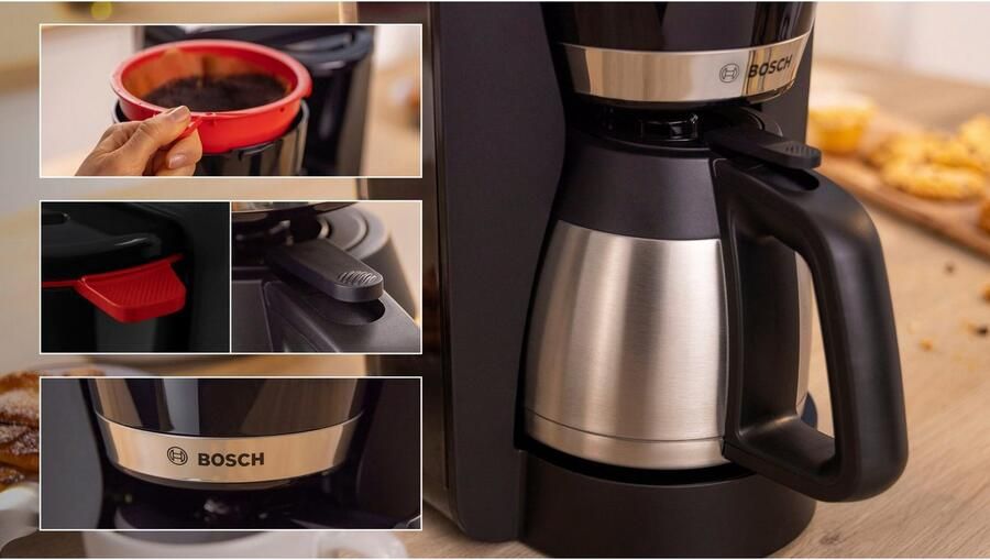 BOSCH Filterkoffieapparaat MyMoment TKA6M273 1 l voor 8-12 kopjes intensief aroma ontkalkingsprogramma thermoskan 1200 w - Foto 14