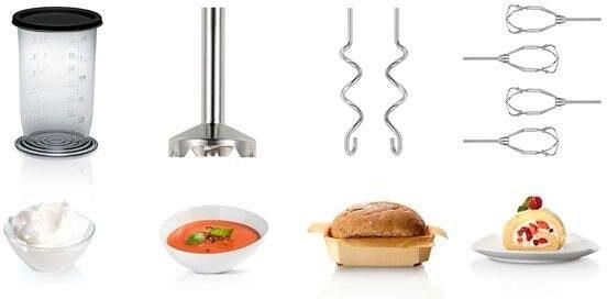 BOSCH Handmixer HomeProfessional MFQ4885DE 2x Edelst. Mixstaaf 1x knethaken zwart - Foto 6