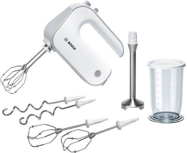 BOSCH Handmixer Styline MFQ4075DE 2x garde roestvrijstalen kneedhaken mixvoet wit - Foto 11