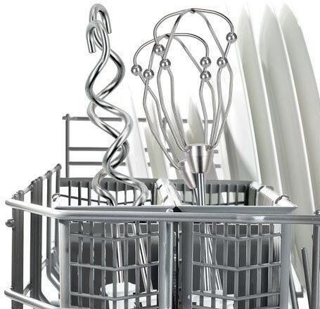 BOSCH Handmixer Styline MFQ4075DE 2x garde roestvrijstalen kneedhaken mixvoet wit - Foto 12