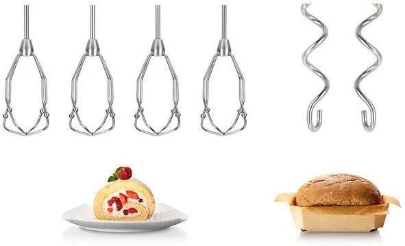 BOSCH Handmixer Styline MFQ4835DE 2x garde roestvrijstalen kneedhaken 5 standen wit - Foto 4