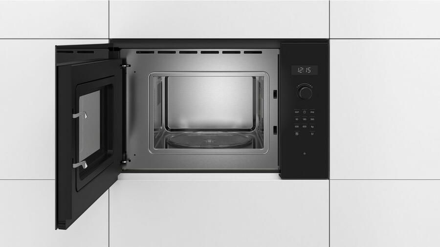 BOSCH Inbouw-magnetron BFL524MB0 7 automatische programma's & eenvoudige reinigingsondersteuning - Foto 2