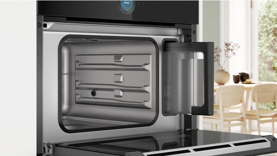 Bosch CDG714XB1 Inbouw solo stoomoven 45 cm Zwart - Foto 4