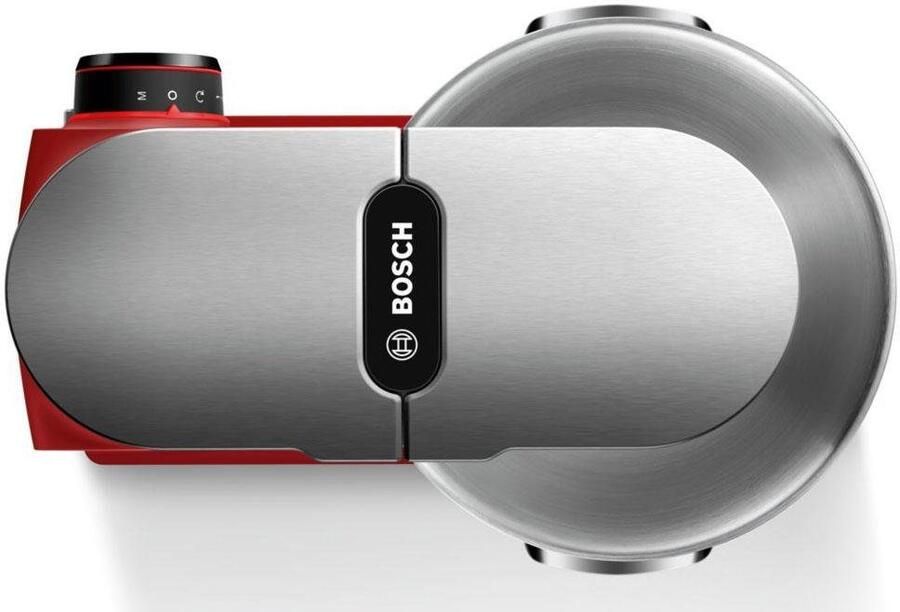 BOSCH Keukenmachine Kneedhaken meng- siliconen garde vaatwasmachinebestendig rood zilverkleur - Foto 8