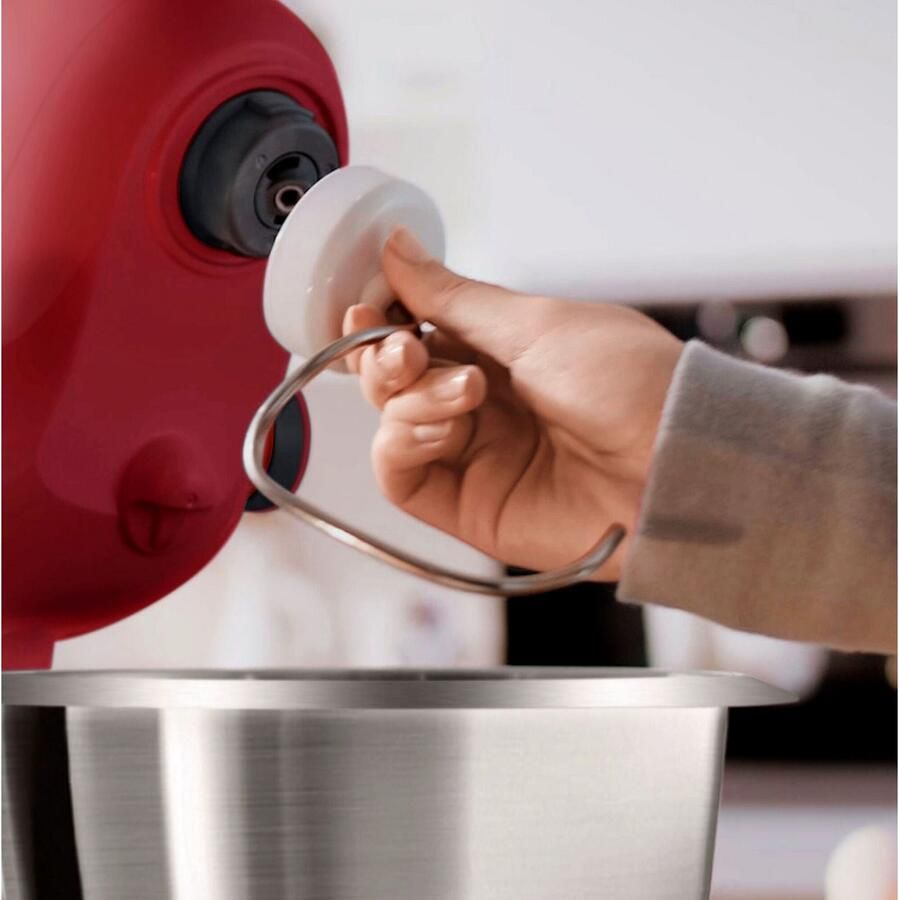 BOSCH Keukenmachine MUMS2EB01 MUM Serie 2 Continu rasp- en snijapparaat 3 raspschijven patisserieset edelstaal - Foto 6
