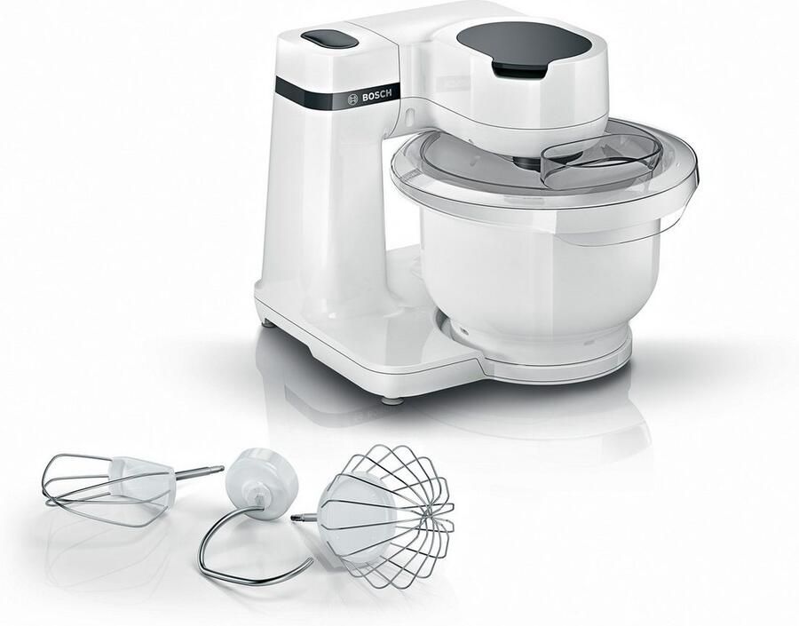 BOSCH Keukenmachine MUMS2EB01 MUM Serie 2 Continu rasp- en snijapparaat 3 raspschijven patisserieset edelstaal - Foto 8