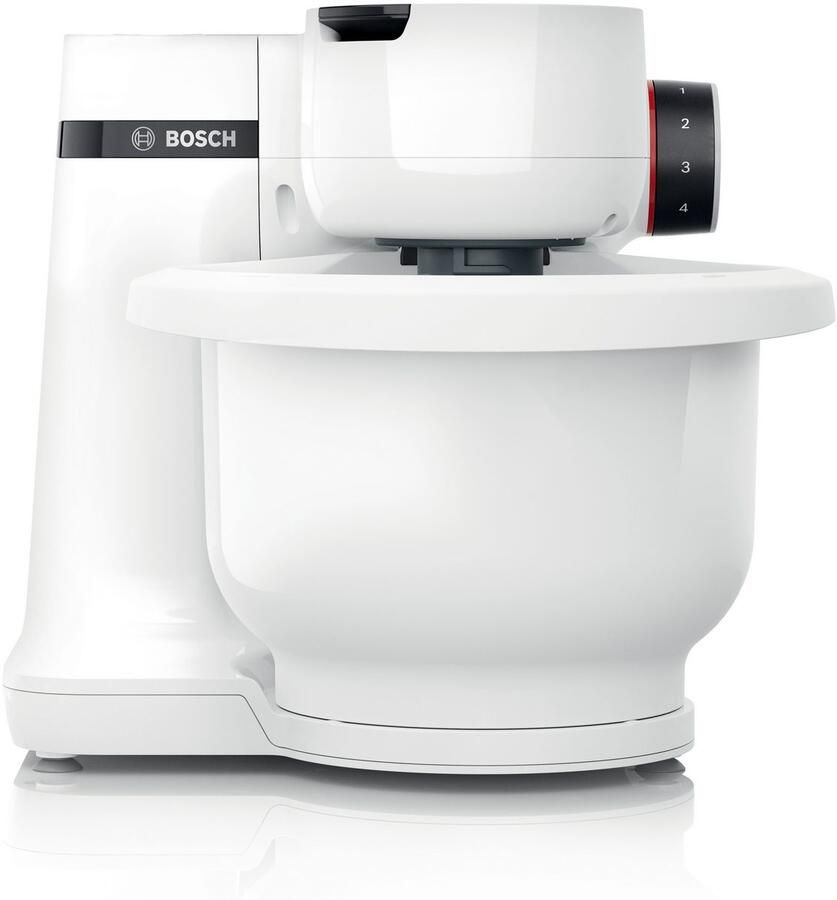 BOSCH Keukenmachine MUMS2EB01 MUM Serie 2 Continu rasp- en snijapparaat 3 raspschijven patisserieset edelstaal