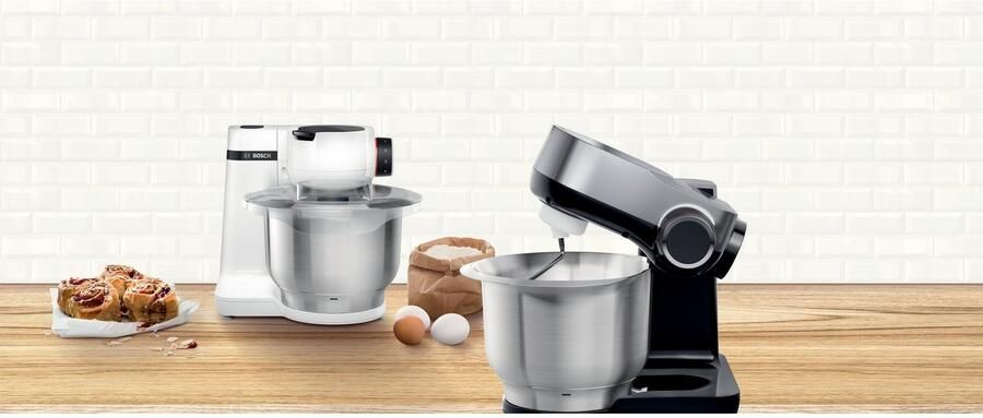BOSCH Keukenmachine MUMS2EB01 MUM Serie 2 Continu rasp- en snijapparaat 3 raspschijven patisserieset edelstaal - Foto 10