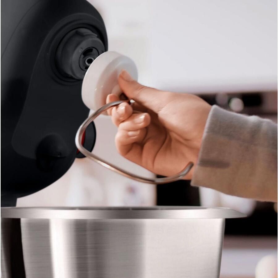 BOSCH Keukenmachine MUMS2EB01 MUM Serie 2 Continu rasp- en snijapparaat 3 raspschijven patisserieset edelstaal - Foto 7