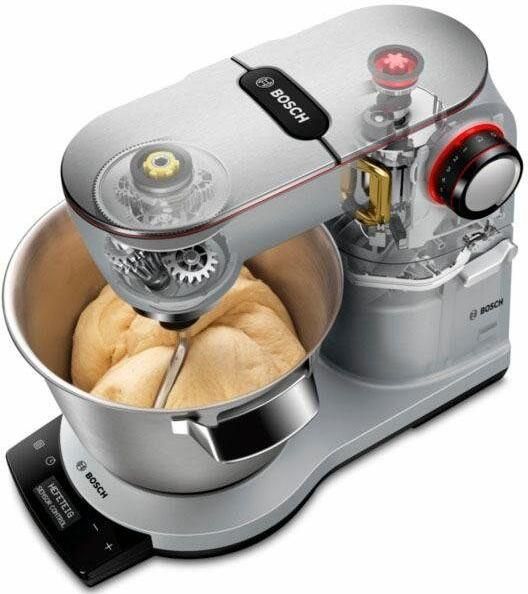 BOSCH Keukenmachine OptiMUM MUM9DT5S41 geïntegreerde timer diverse accessoires deeghaak siliconen garde - Foto 19