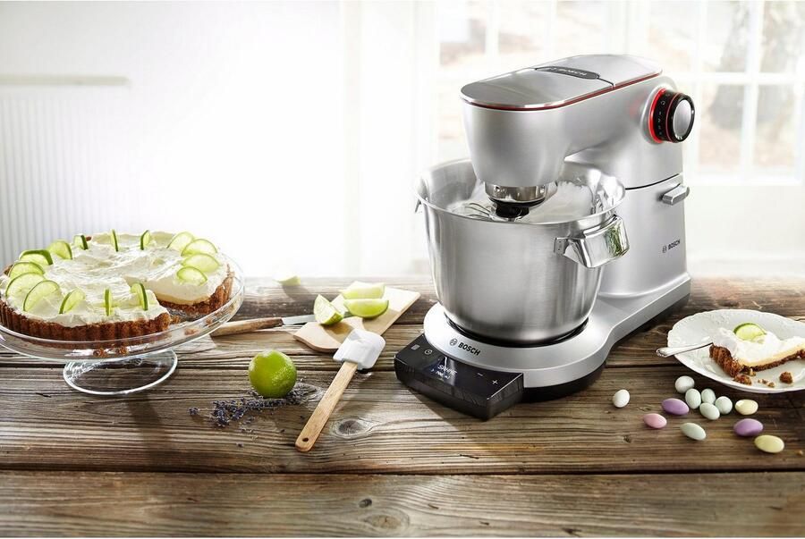 BOSCH Keukenmachine OptiMUM MUM9DT5S41 geïntegreerde timer diverse accessoires deeghaak siliconen garde - Foto 7