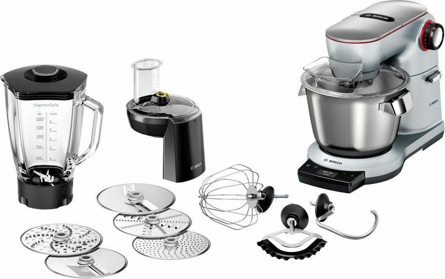 BOSCH Keukenmachine OptiMUM MUM9DT5S41 geïntegreerde timer diverse accessoires deeghaak siliconen garde - Foto 10