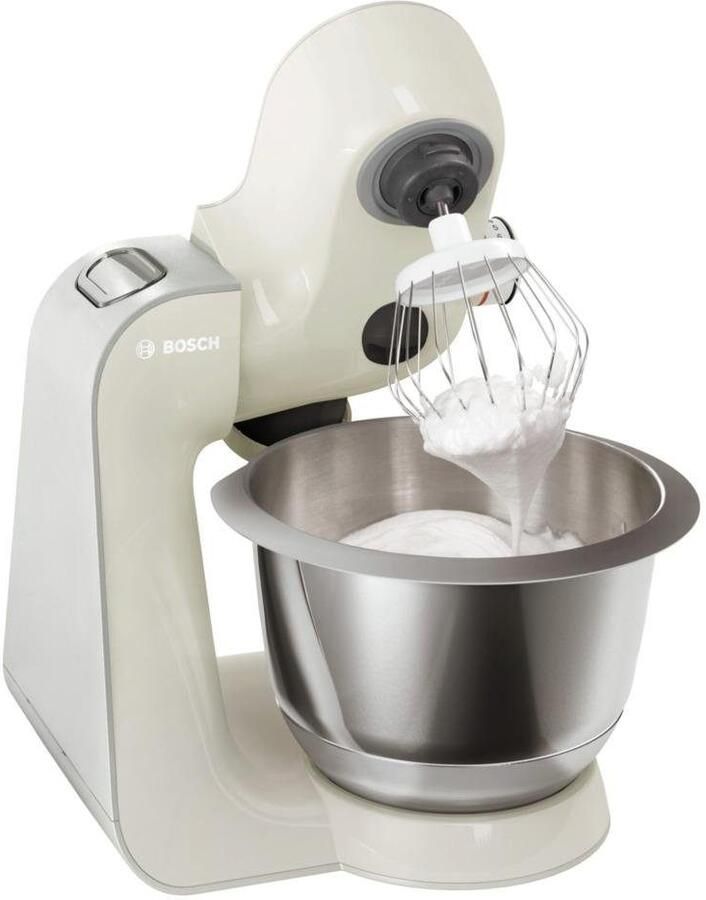 BOSCH Keukenmachine Serie 4 MUM58L20 continu rasp- en snijapparaat mixer grijs 3 schijven kom kneedhaak mix- siliconen garde vaatwasserbestendig - Foto 9