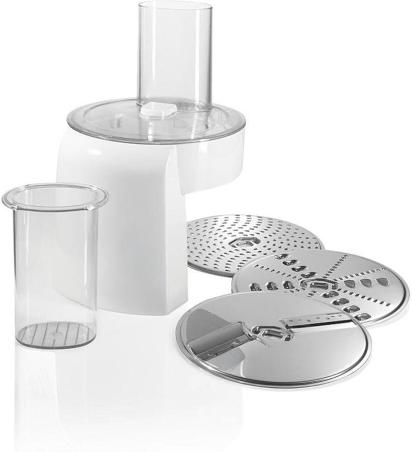 BOSCH Keukenmachine Serie 4 MUM58L20 continu rasp- en snijapparaat mixer grijs 3 schijven kom kneedhaak mix- siliconen garde vaatwasserbestendig - Foto 6