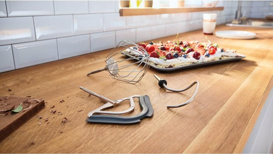 BOSCH Keukenmachine Serie 4 MUM5X734 geïntegreerde weegschaal doorloopsnijder mixer rood - Foto 8