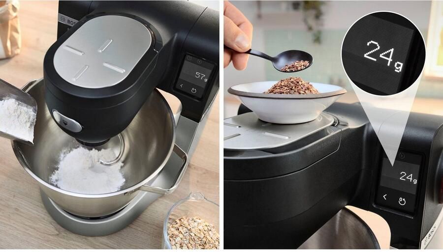 BOSCH Keukenmachine Serie 6 MUMS6ZS13D automatische programma s geïntegreerde 1g weegschaal zwart - Foto 2