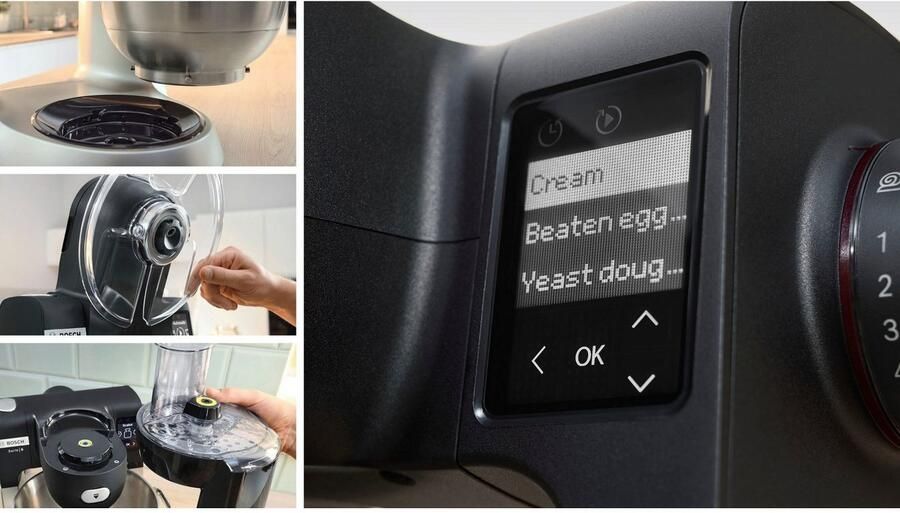 BOSCH Keukenmachine Serie 6 MUMS6ZS13D automatische programma s geïntegreerde 1g weegschaal zwart - Foto 3