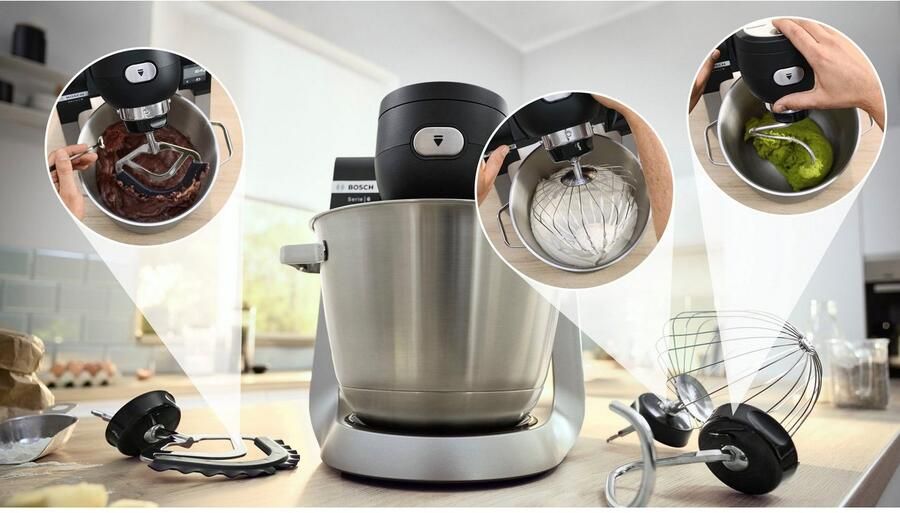 BOSCH Keukenmachine Serie 6 MUMS6ZS13D automatische programma s geïntegreerde 1g weegschaal zwart - Foto 4