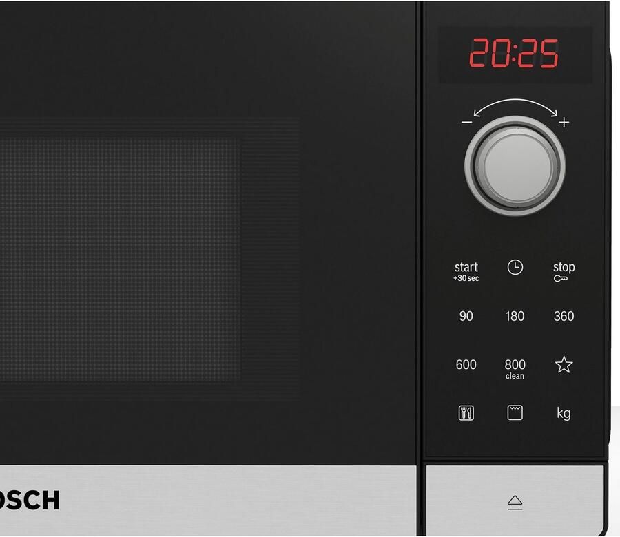 Bosch Serie 2 FEL023MS2 magnetron Aanrecht Solo-magnetron 20 l 800 W Zwart Roestvrijstaal - Foto 2