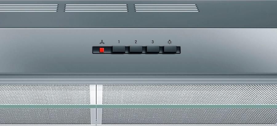 Bosch DUL63CC50 -Musical Wall Hole-Evacuatie Recycling-350 m3 lucht h max uitlaat-72 dB-3 snelheid-L 60 cm-Inox - Foto 5