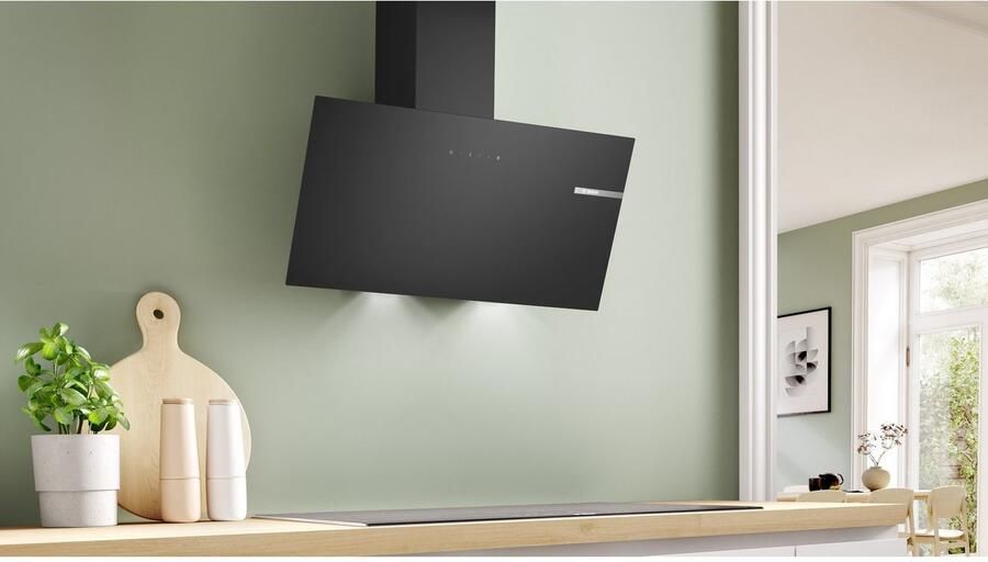 Bosch DWK85DK60 Serie 2 Afzuigkap Wandshouwkap 80 cm Motor met laag geluidsniveau Ledverlichting Zwart - Foto 2