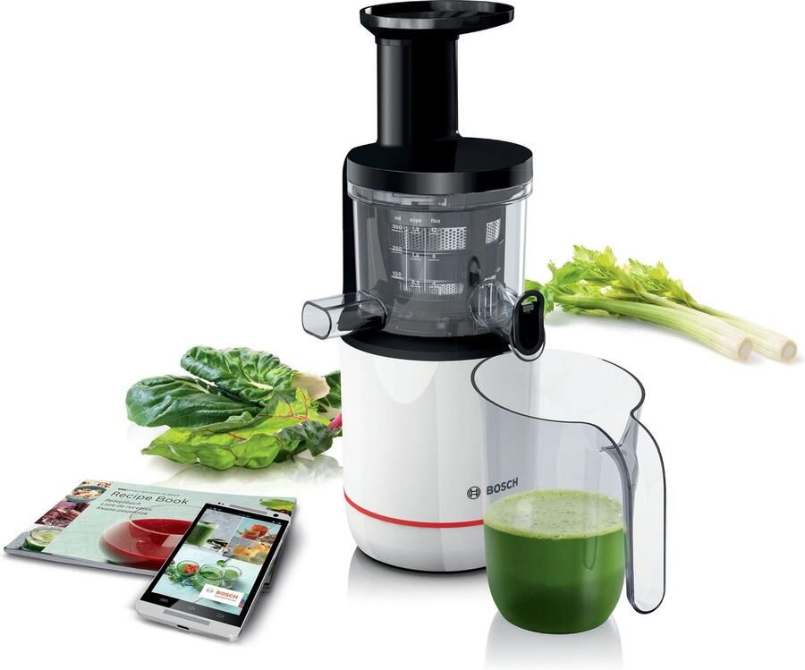 BOSCH Slowjuicer MESM500W voor hard fruit en groente zeer stil gemakkelijk te reinigen - Foto 7