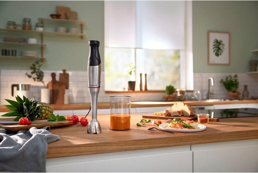 BOSCH Staafmixer ErgoMaster Serie 6 MSM6M810 4 messen mixvoet roestvrij staal zwart - Foto 7