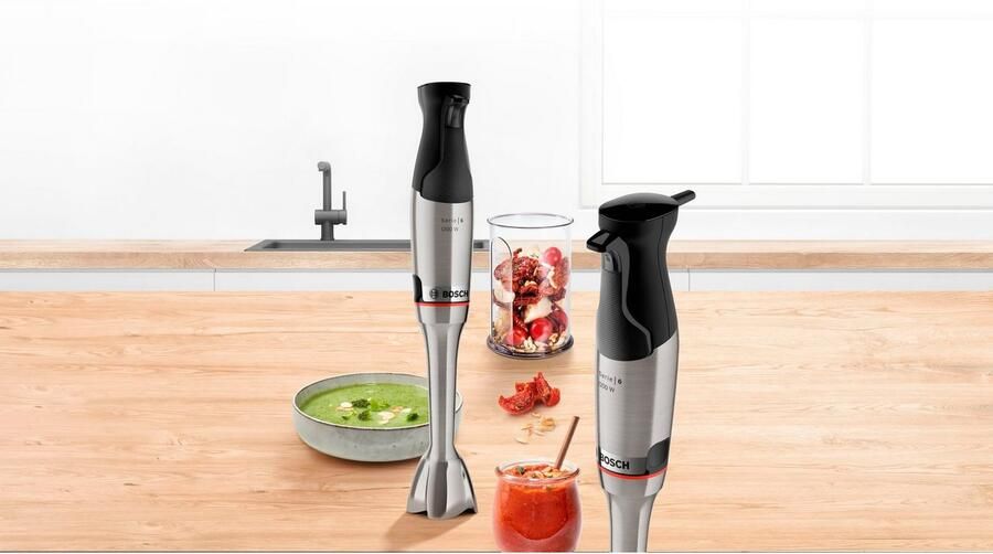 BOSCH Staafmixer ErgoMaster Serie 6 MSM6M810 4 messen mixvoet roestvrij staal zwart - Foto 13
