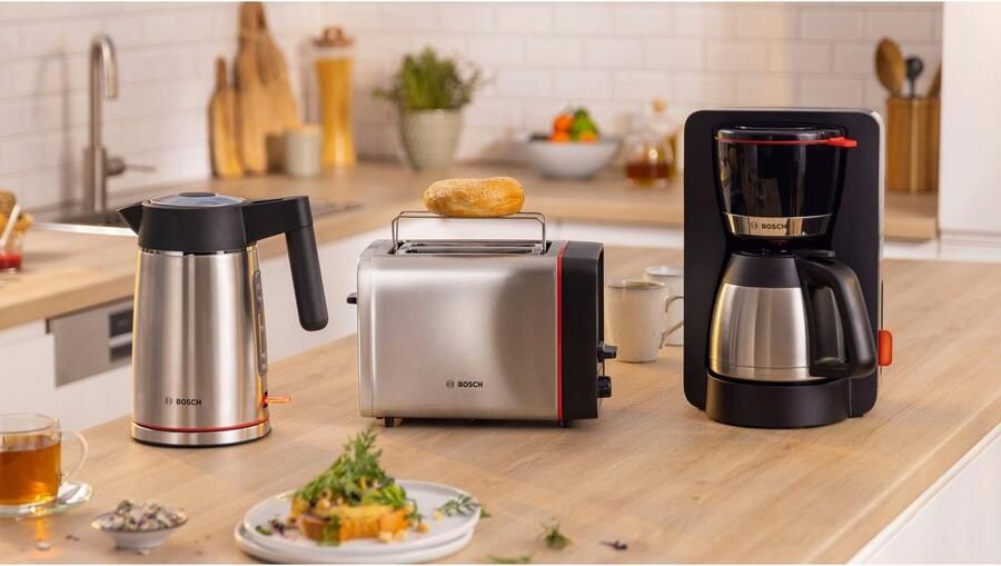 BOSCH Toaster MyMoment TAT6M420 geïntegreerde opzet voor broodjes ontdooi opwarmfunctie brood centreren - Foto 6