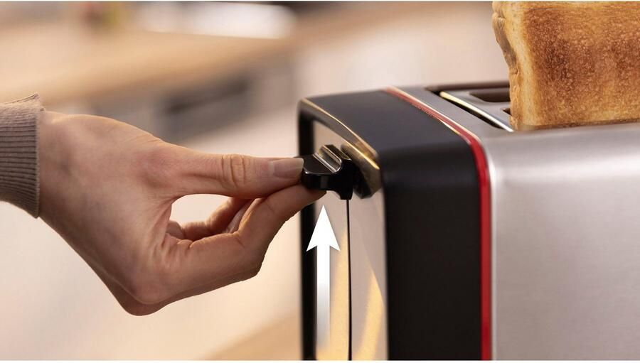 BOSCH Toaster MyMoment TAT6M420 geïntegreerde opzet voor broodjes ontdooi opwarmfunctie brood centreren - Foto 3