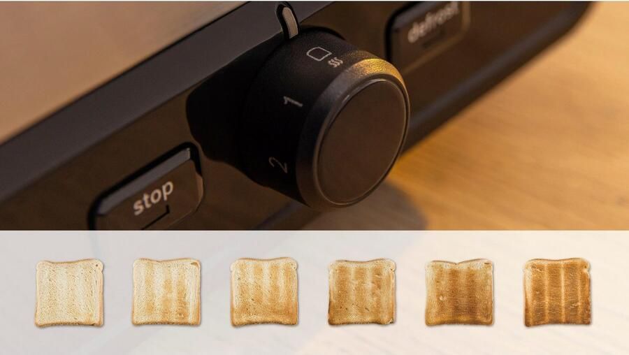 BOSCH Toaster MyMoment TAT6M420 geïntegreerde opzet voor broodjes ontdooi opwarmfunctie brood centreren - Foto 9