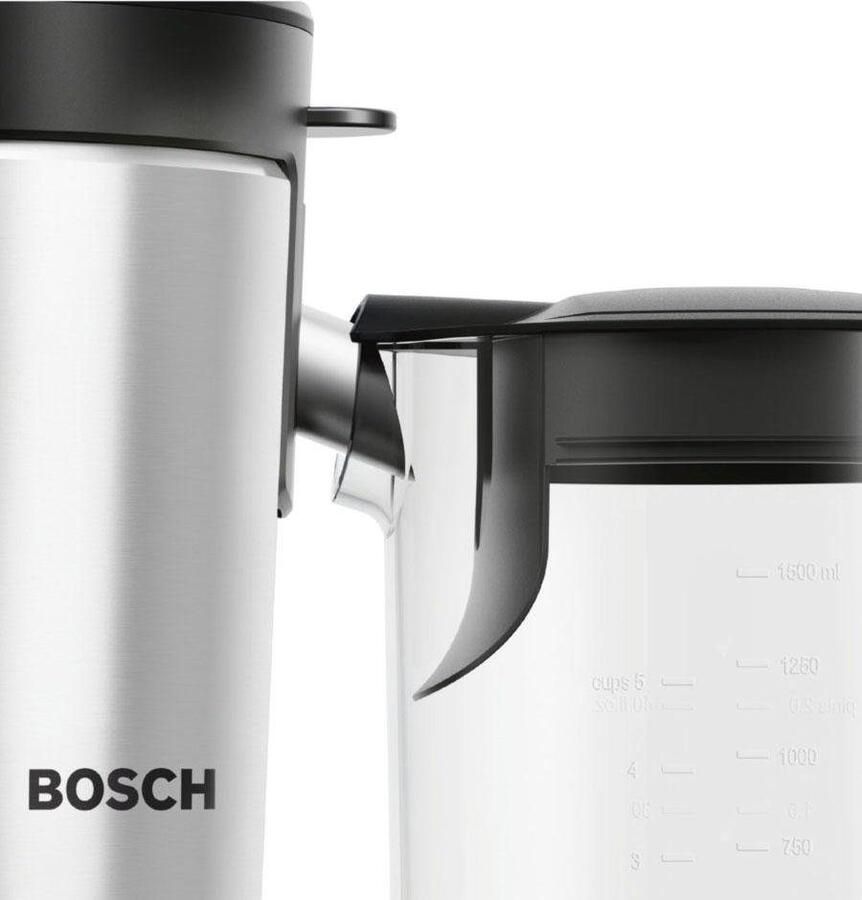 Bosch MES4010 Vitajuice 4 Sapcentrifuge 1200 W 3 snelheden Zilver Zwart - Foto 2