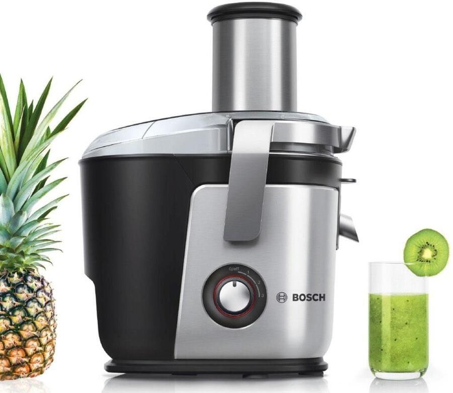 Bosch MES4010 Vitajuice 4 Sapcentrifuge 1200 W 3 snelheden Zilver Zwart - Foto 6