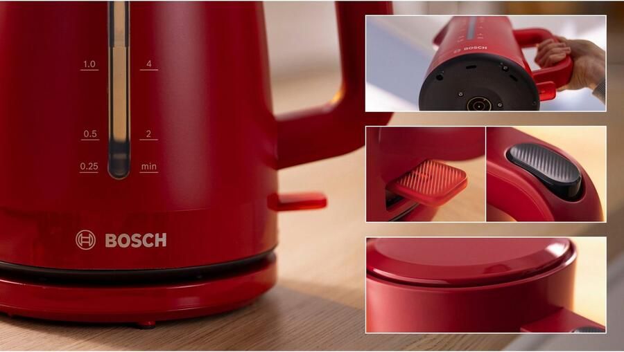 BOSCH Waterkoker MyMoment TWK3M124 1 7 l Automatische uitschakeling kopjesweergave aan beide kanten waterniveauaanduiding - Foto 5