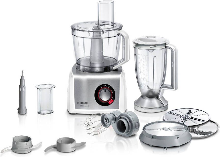 BOSCH Compacte keukenmachine Multitalent 8 MC812S814 3 9l kom 1 5 l mixopzet roergarde universeel mes 3 schijven
