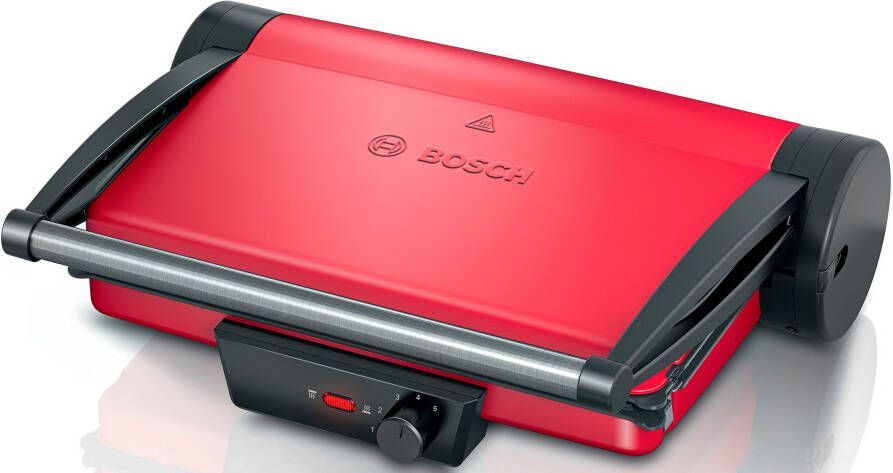 Bosch TCG4104 Contactgrill Elektrisch Zwart Rood