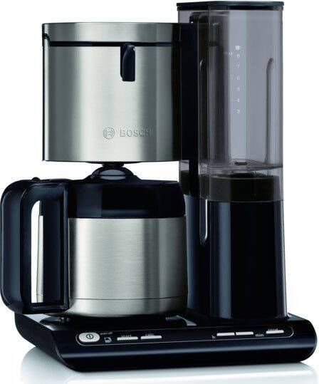 Bosch TKA8A683 Styline Koffiezetapparaat + Thermoskan RVS Zwart