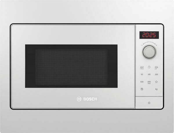 BOSCH Inbouw-magnetron BFL523MW3 30 seconden maximaal vermogen door quickstart functie