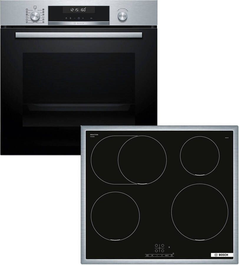 BOSCH Inbouw ovenset HBD675CS62 AirFry-functie