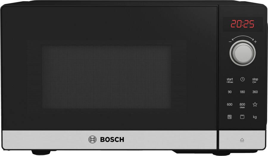 Bosch Serie 2 FEL023MS2 magnetron Aanrecht Solo-magnetron 20 l 800 W Zwart Roestvrijstaal - Foto 1