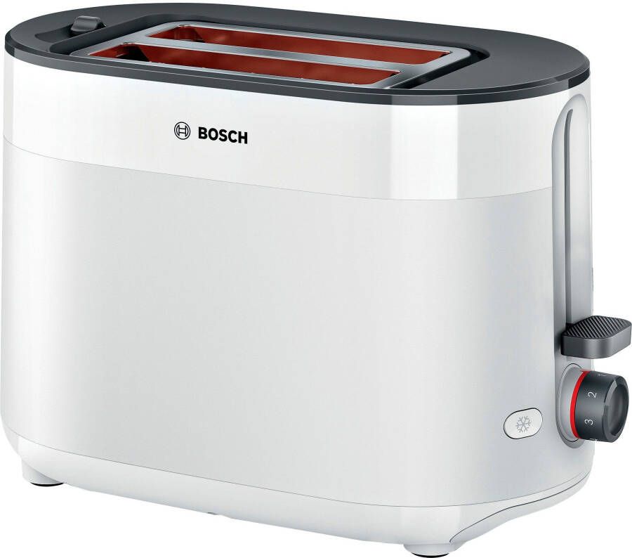 BOSCH Toaster MyMoment TAT2M121 geïntegreerde opzet voor broodjes ontdooi-functie brood centreren auto off