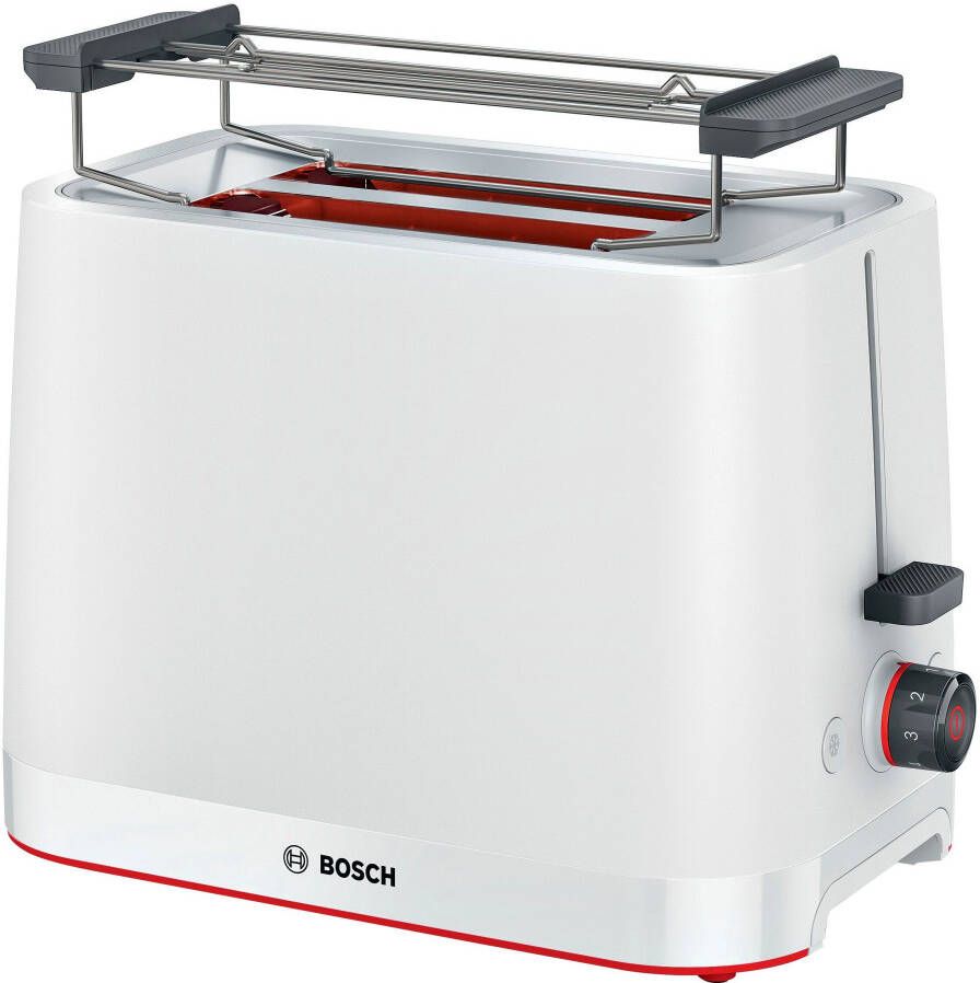 BOSCH Toaster MyMoment TAT3M121 afneembare opzet voor broodjes ontdooi-functie brood centreren auto off