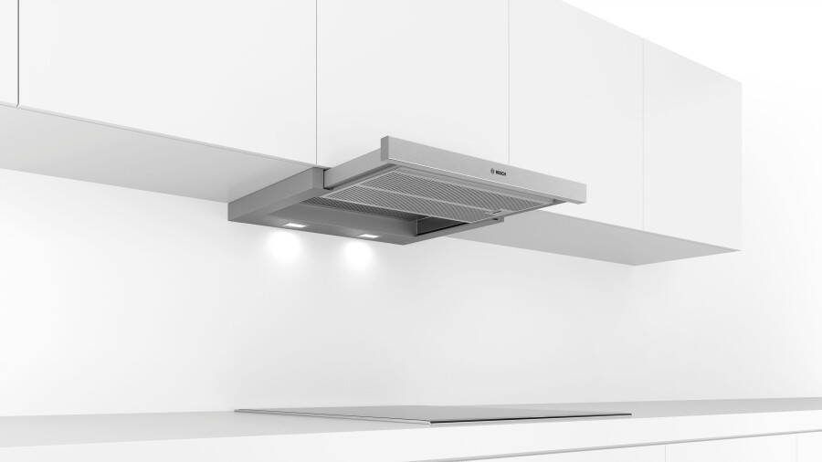 Bosch DFR067A52 Serie 4 Afzuigkap Vlakscherm 60 cm Zilver metallic Stil en krachtig Led verlichting - Foto 2
