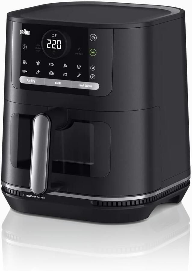 Braun x Piet Huysentruyt MultiFry 5 Airfryer 3in1 met kookvenster -HF5073IBK 6L tot 6 personen RealOven Tec - Foto 10