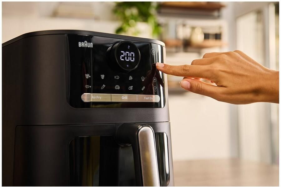 Braun x Piet Huysentruyt MultiFry 5 Airfryer 3in1 met kookvenster -HF5073IBK 6L tot 6 personen RealOven Tec - Foto 11