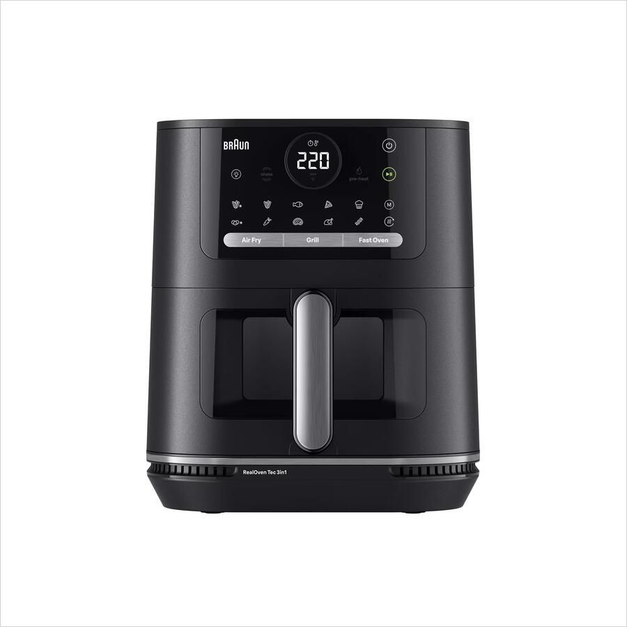 Braun x Piet Huysentruyt MultiFry 5 Airfryer 3in1 met kookvenster -HF5073IBK 6L tot 6 personen RealOven Tec - Foto 4