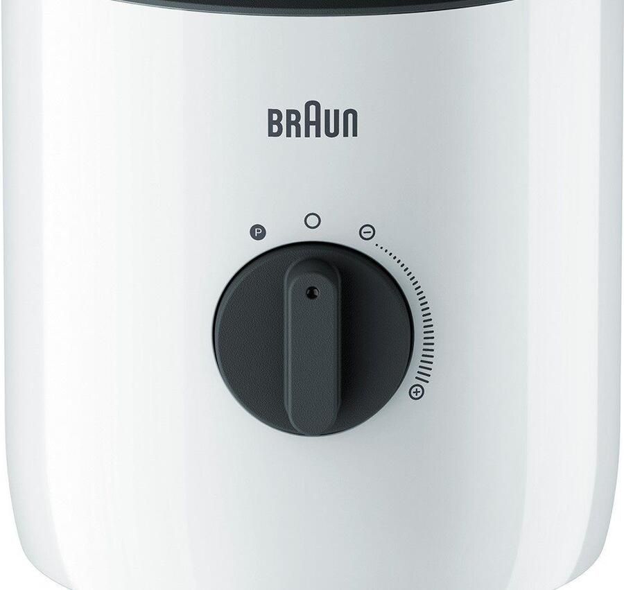 Braun Blender PowerBlend 3 JB 3150 WH 800W traploos regelbaar 1 5 L glazen kan