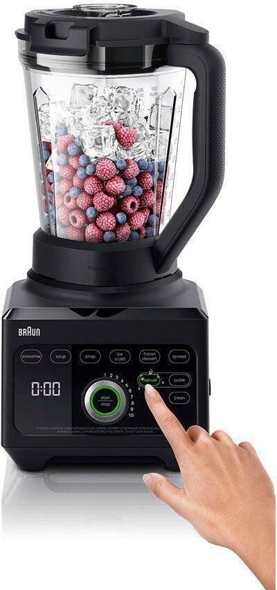 Braun Blender PowerBlend 9 JB 9040 BK 1600W high-performance blender 18 programma's 3 L - Foto 5