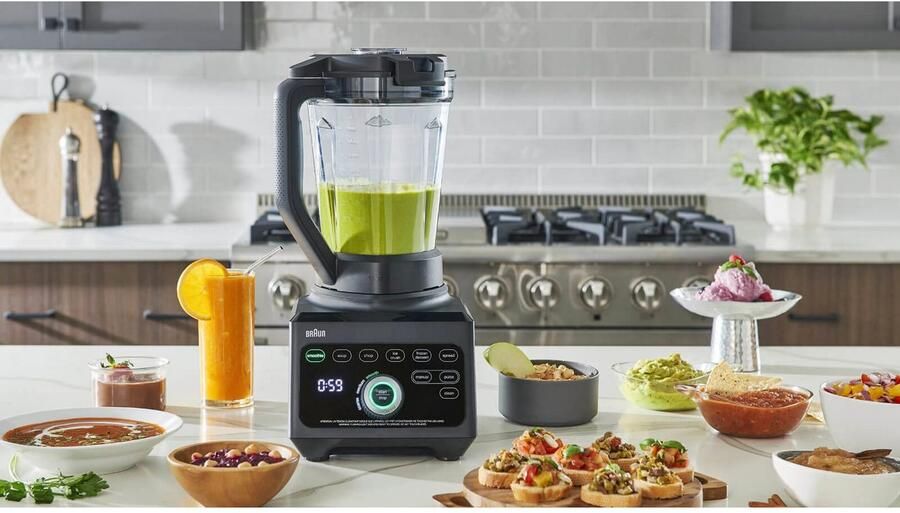 Braun Blender PowerBlend 9 JB 9040 BK 1600W high-performance blender 18 programma's 3 L - Foto 2