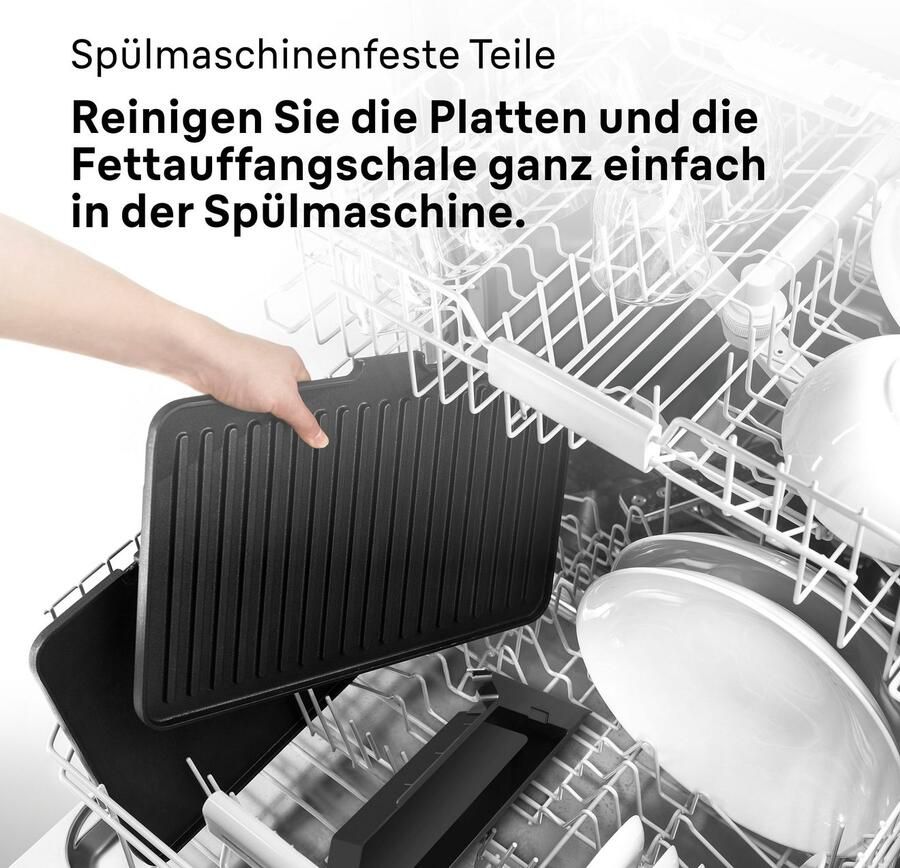 Braun Contactgrill MultiGrill 7 CG 7040 3 kookposities tot 230°C 12 burger patties